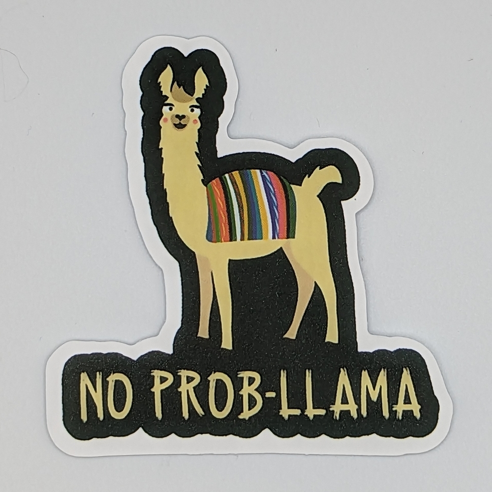 No Prob Llama Sticker